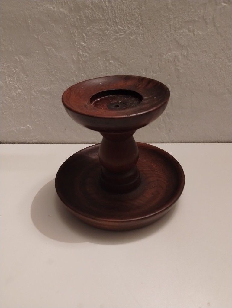 Wooden Candle Holder