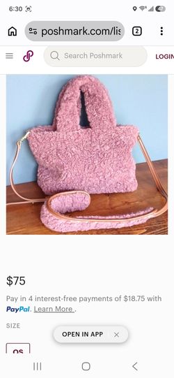 Purple Los angeles bag