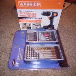 Cordless Drill/Driver With Drill & Driver 58pc 