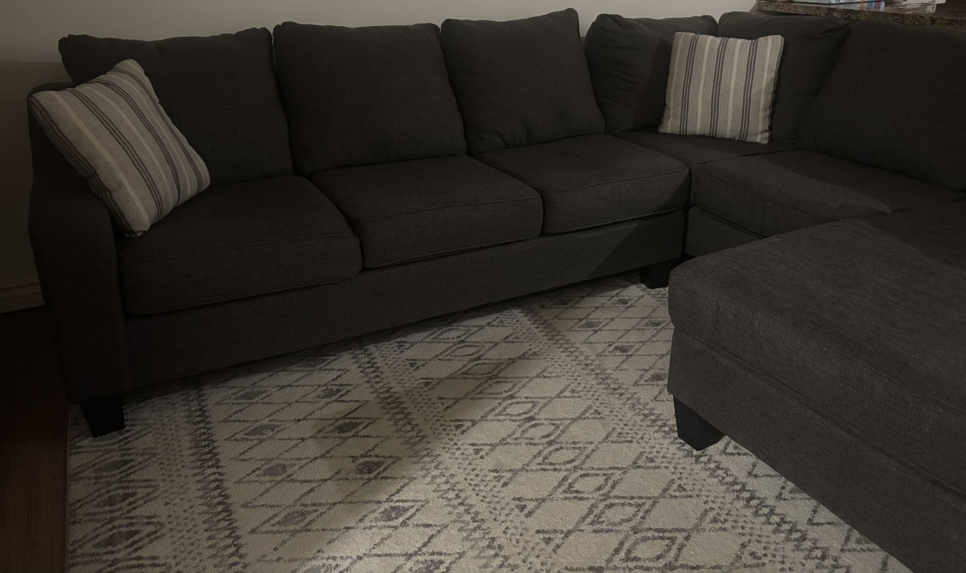 Dark Grey Couch For Sale!