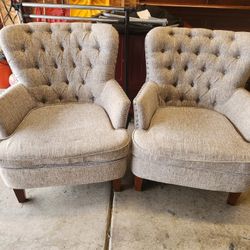 2 Upholstered Chairs 