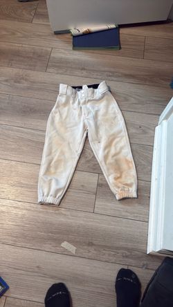 Youth Baseball Pants White