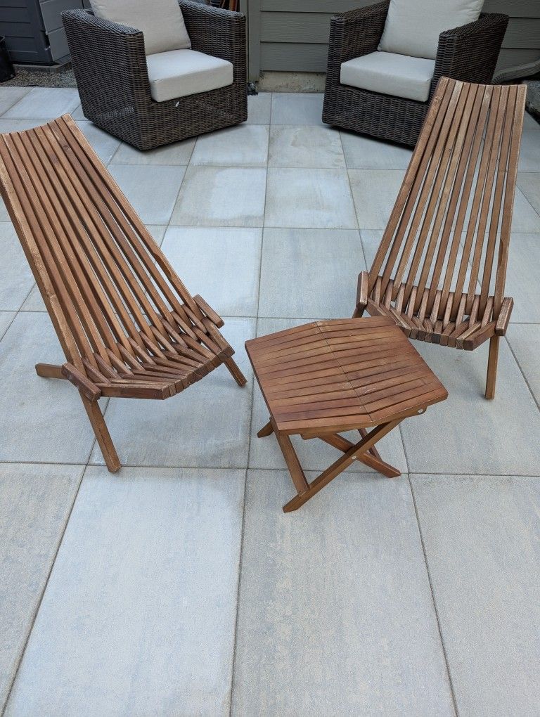 Melino Chair And Table Set