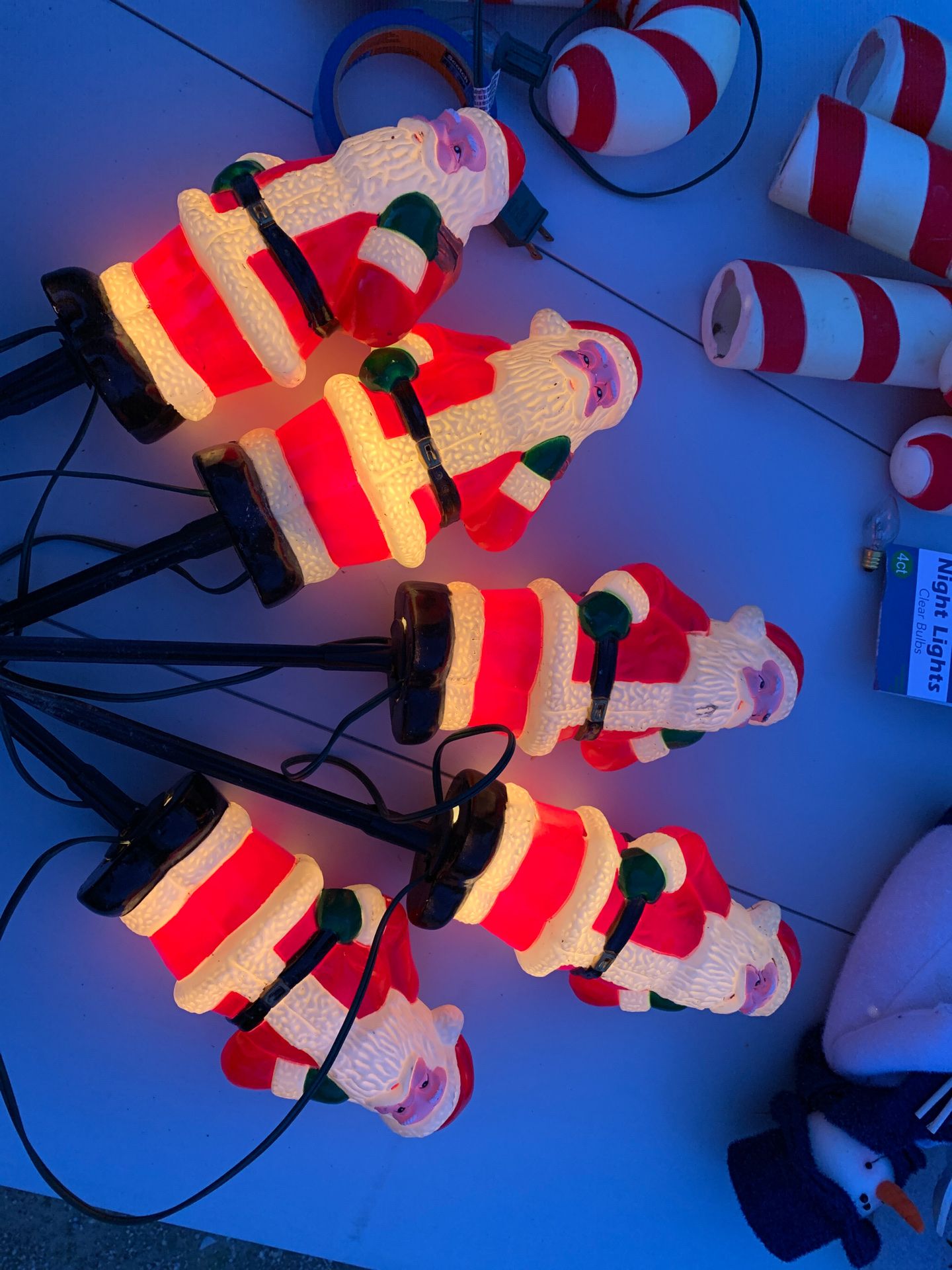 Santa yard decorations