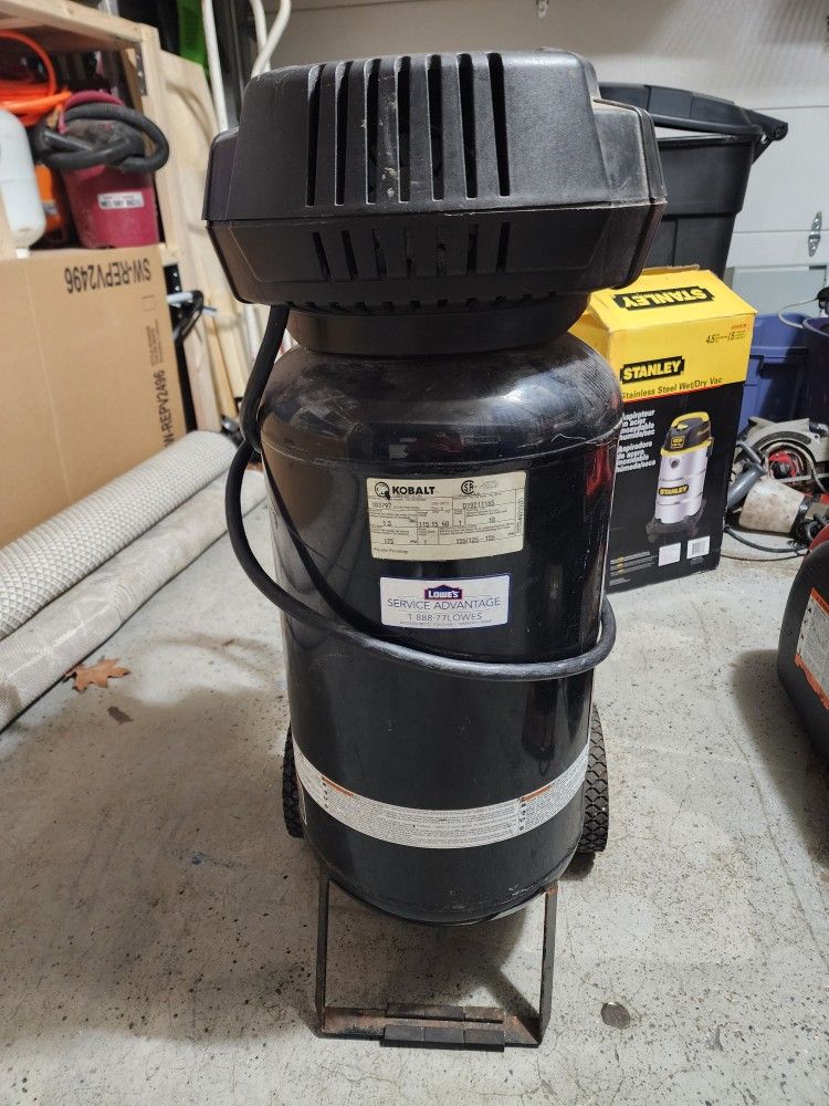 Kobalt 10 Gallon Compressor AS-IS
