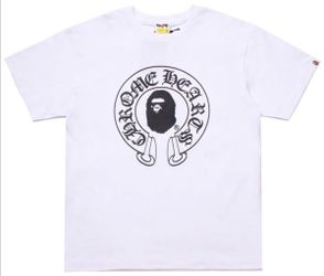 BAPE x Chrome Hearts  With Horseshoe T-Shirt – White – Brand New – Size Medium
