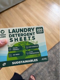 Free laundry detergent