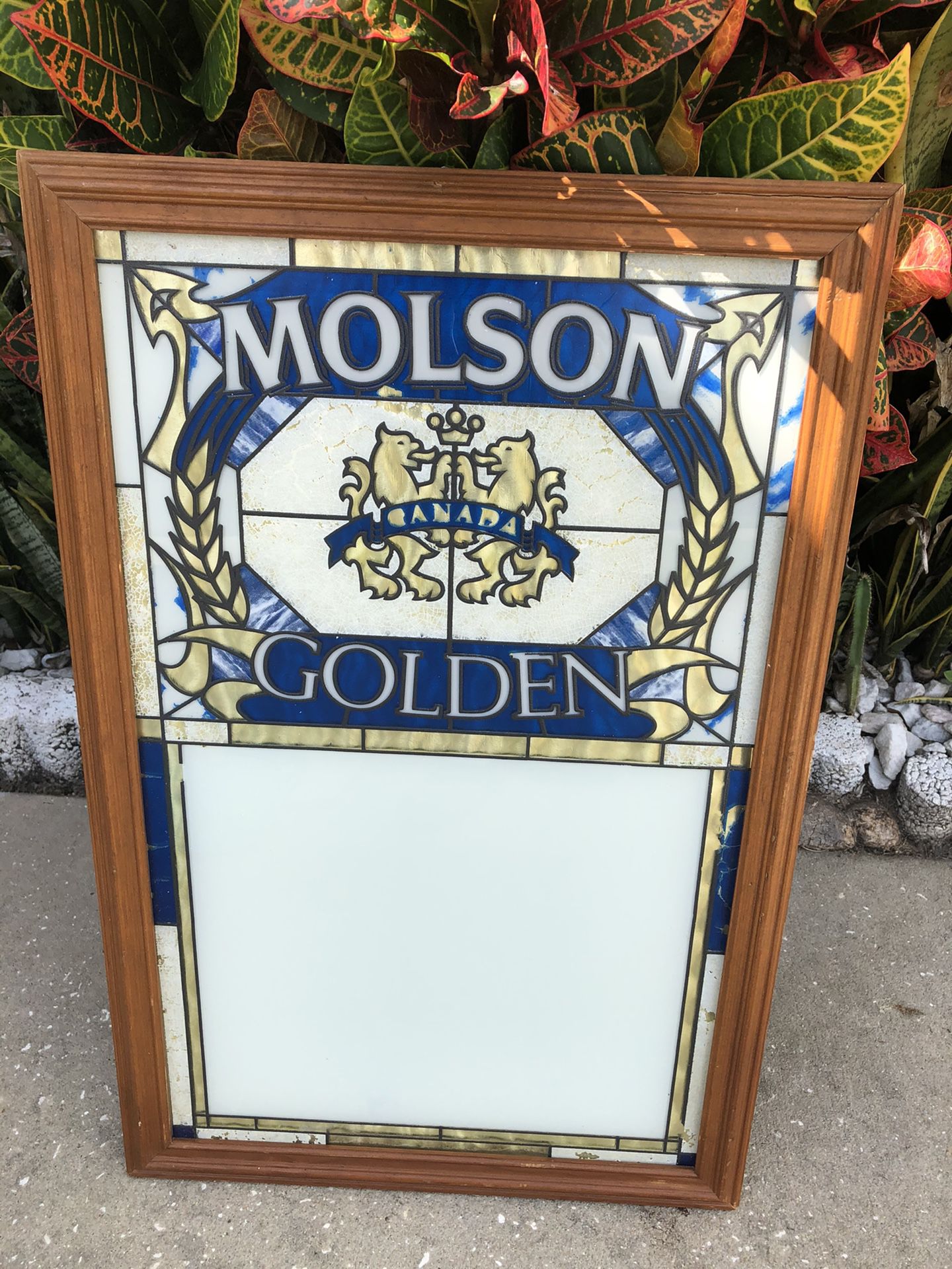 Molson Golden Vintage Bar Sign