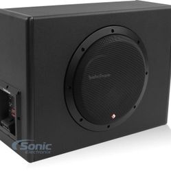 Rockford Fosgate Punch P300-10

600W Peak (300W RMS) Class-D Amplified Single 10" Punch Series Subwoofer Enclosure

