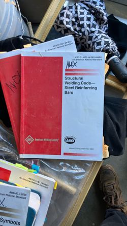 AWS D1.4 Rebar Welding Code