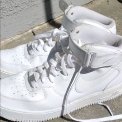 White Nike size 10 men's