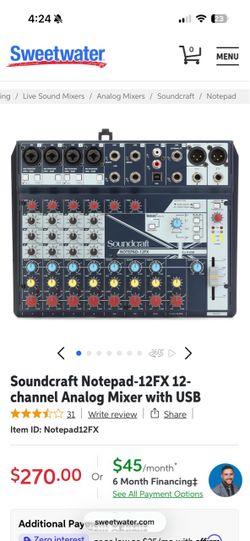 Sound Kraft notepad mixer