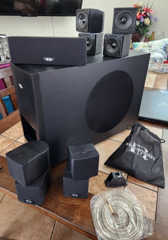 NOLYN ACOUSTICS 5.1 N-60 HOME THEATER SYSTEM New