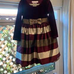 Bonnie Baby 24M Maroon Dress