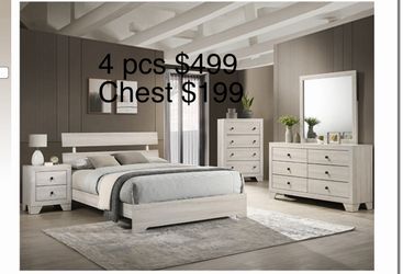 $499 to $525 bedroom set not including mattress and chest