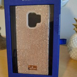 NEW Swarovski Bling Rose Gold Case For Samsung Galaxy S9