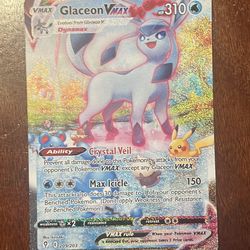 Pokemon Cards Glaceon Vmax Evolving Skies