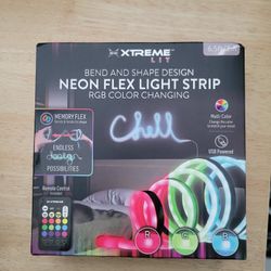 6.5 ft Neon Bend and Shape Memory Flex Wire Multicolor LED Light Strip.  Brand New 