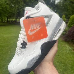 Jordan 4 White Cement 