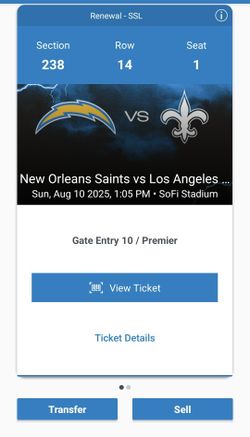 Los Angeles Chargers Vs .new Orleans Saints