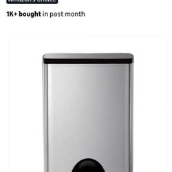 Simplehuman Trash Can Stainless Steel UNUSED
