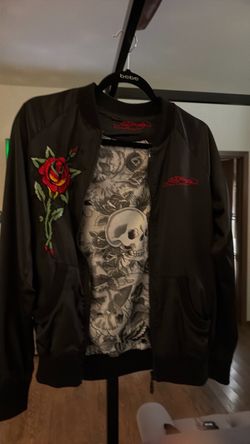 Ed Hardy vintage satin jacket