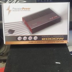 PRECISION POWER 2,000 BASS AMPLIFIER
