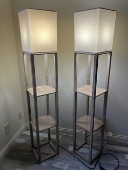 Lights with Built-In Shelves