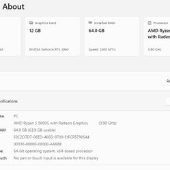 AMD Ryzen 5 5600G With Radeon Graphics