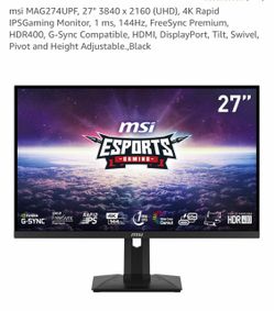 MSI 4k monitor