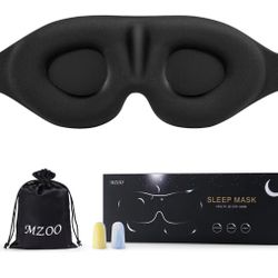 Sleep Eye Mask for Men Women [NEW], Light Blocking, Zero Eye Pressure, 3D Sleeping Mask, for Side Sleeper, Soft Eye Shade Cover, for Travel, Patented 