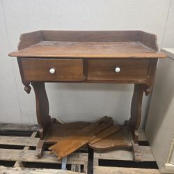 Wood Desk. 