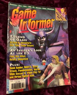 Game Informer Vintage Video Game Magazine #39 July 1996 Legend Of Oasis