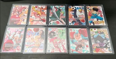 One Piece X Round 1 Collab Full Promo Set