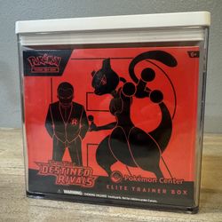 Destined Rivals Pokemon Center ETB Brand New 