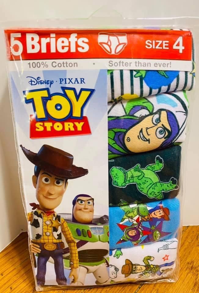 Toy Story Boy’s Briefs — Size 4