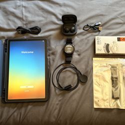 Samsung Galaxy Watch6 Classic, Galaxy Buds2 Pro, and Tab S6 Lite w/ S Pen Bundle