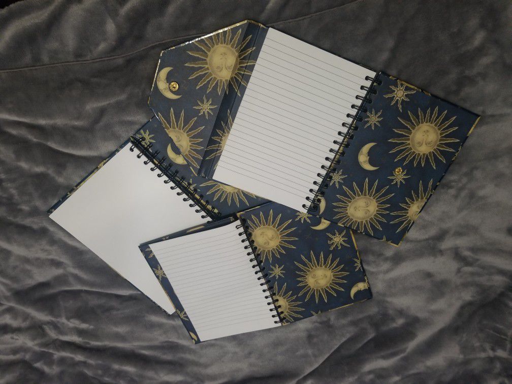 Sun Moon And Stars Notebooks