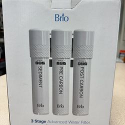 Brio 3 Stage Water Filter Kit