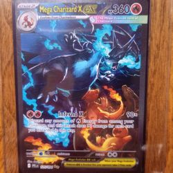 Mega Charizard X ex - 125/094 - ME02: Phantasmal Flames (PFL) Ultra Rare *Fresh Pull***