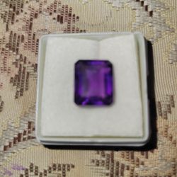 10 Ct. Emerald Cut Amythyst 