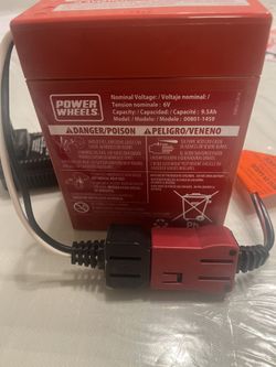 Power Wheel 6v Battery And Charger