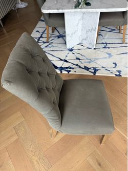 Restoration Hardware Tufted Chairs