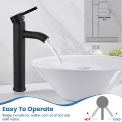 Bathroom Sink Faucet with Pop Up Drain A28