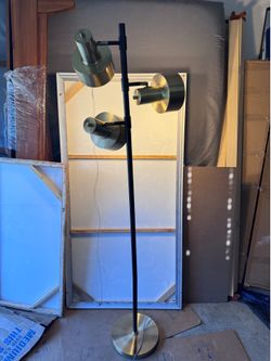 Peyton Lane Contemporary Metal Brass Floor Lamp
