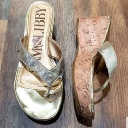 Sam & Libby Wedges size Woman's 7 