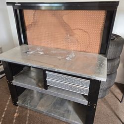 Husky Metal Workbench – $40
54"W × 23"D × 60.5"H
