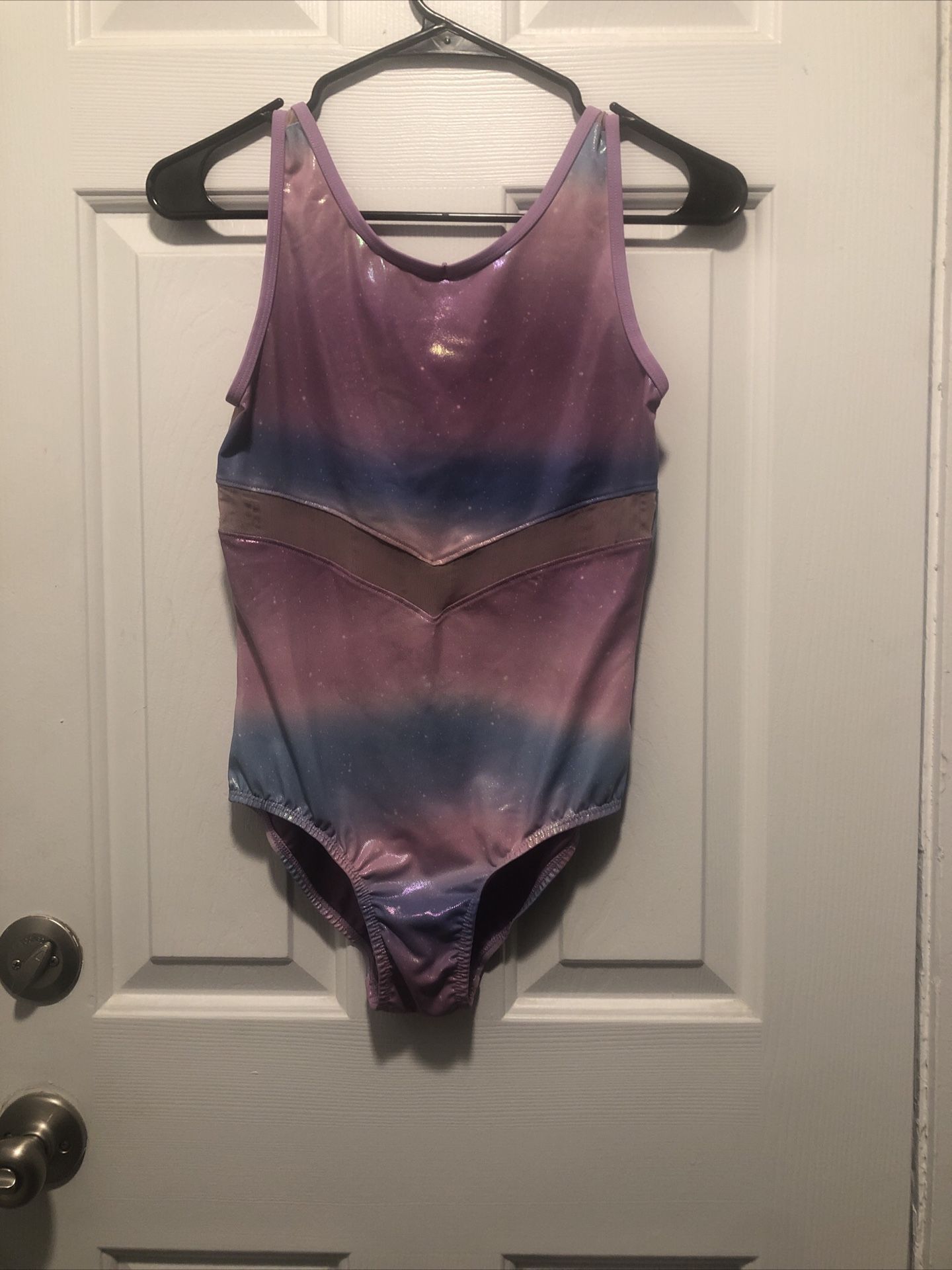 Cat Jack Dance Leotard Size XL (14/16) Girls Pink Blue