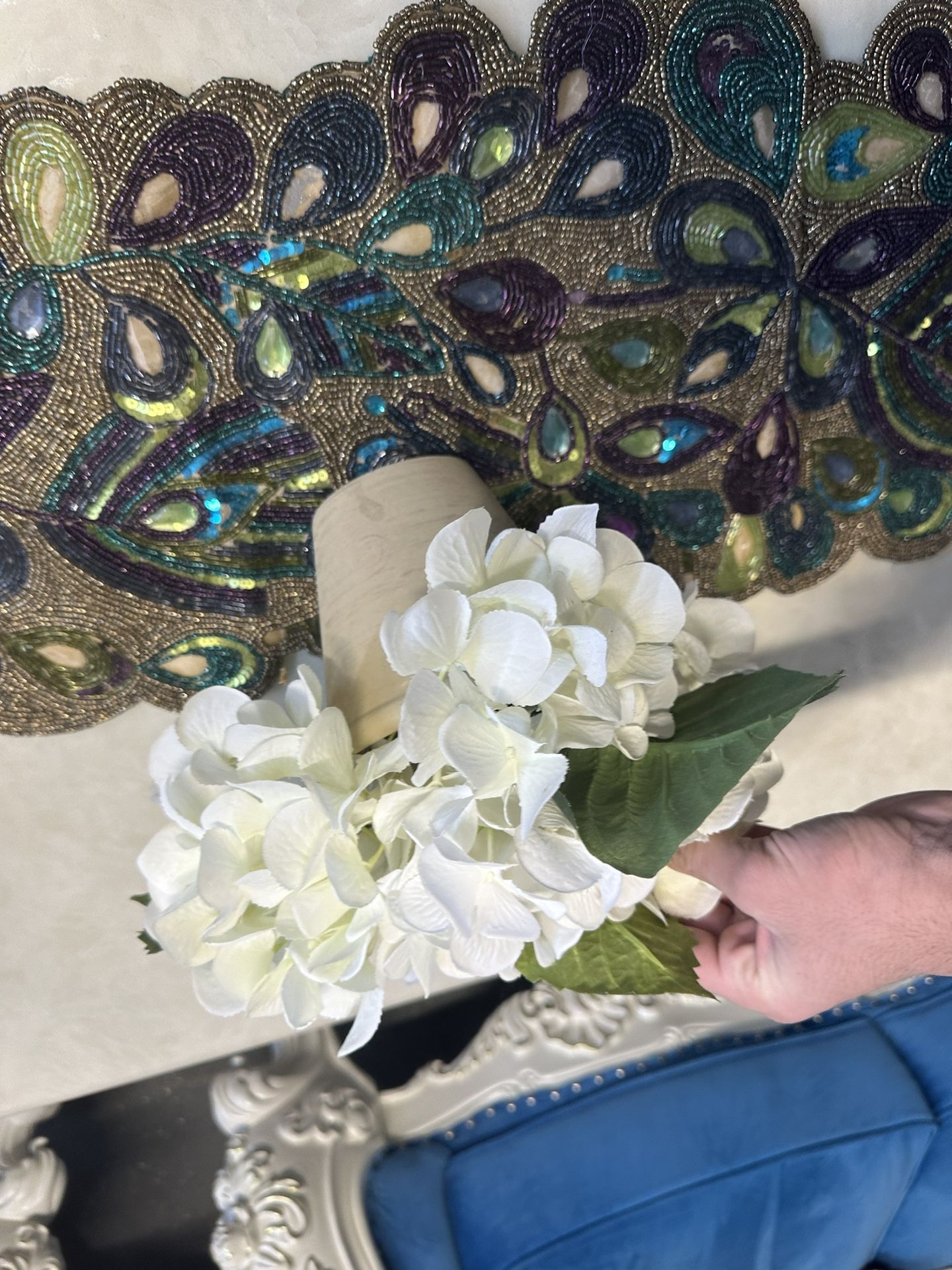 Two Fake Plant Decations