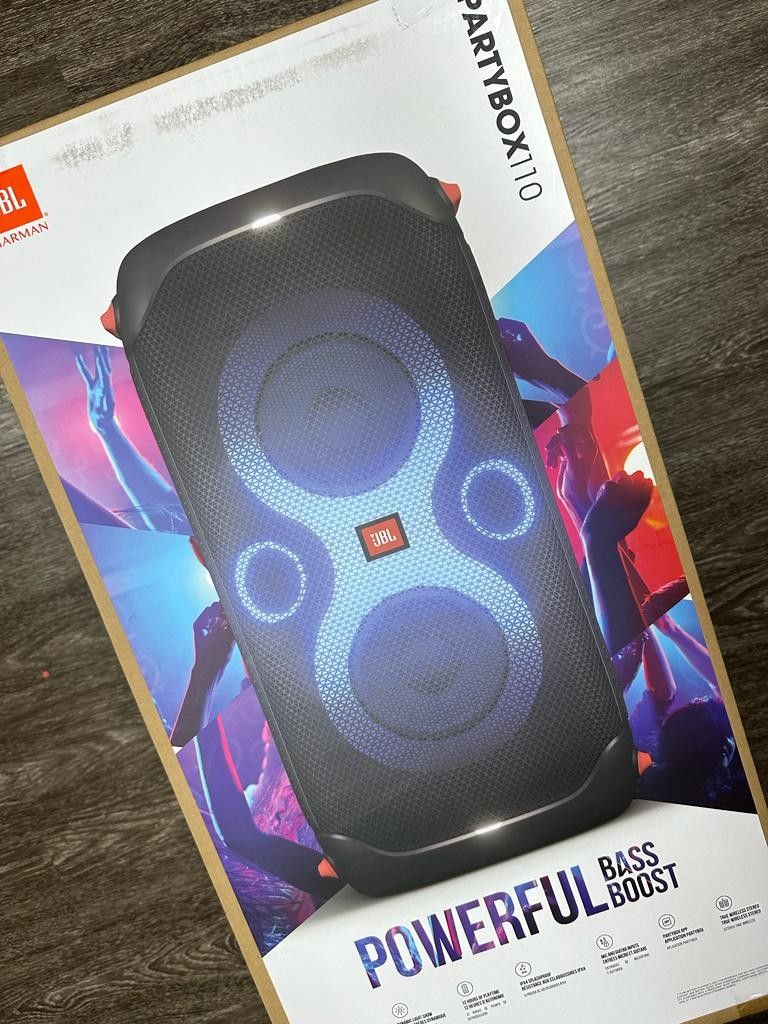 JBL Party Box 110 New Bluetooth Speaker PAYMENTS AVAILABLE ONLY $25 DOWN NO  CREDIT NEEDED